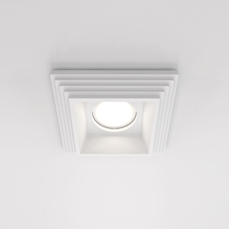 Встраиваемый светильник Maytoni Gyps Modern DL005-1-01-W-1