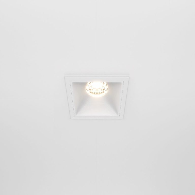 Встраиваемый светильник Maytoni Technical Alfa LED DL043-01-10W3K-SQ-W