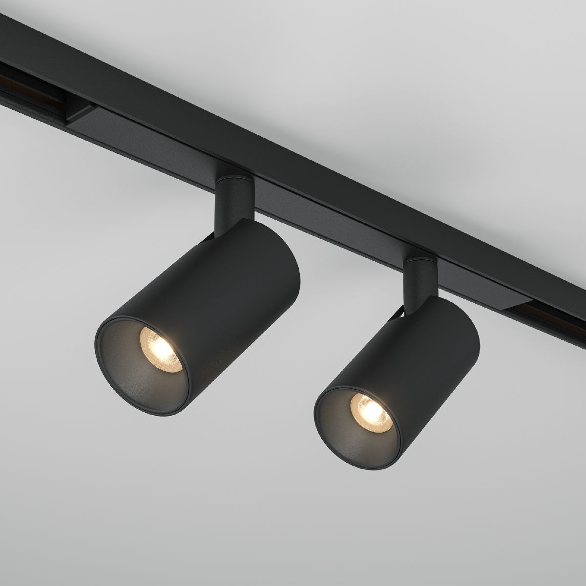 Трековый магнитный светильник Maytoni Focus Duo TR176-1-2X5WTW-M-B Трековый магнитный светильник Maytoni Focus Duo TR176-1-2X5WTW-M-B