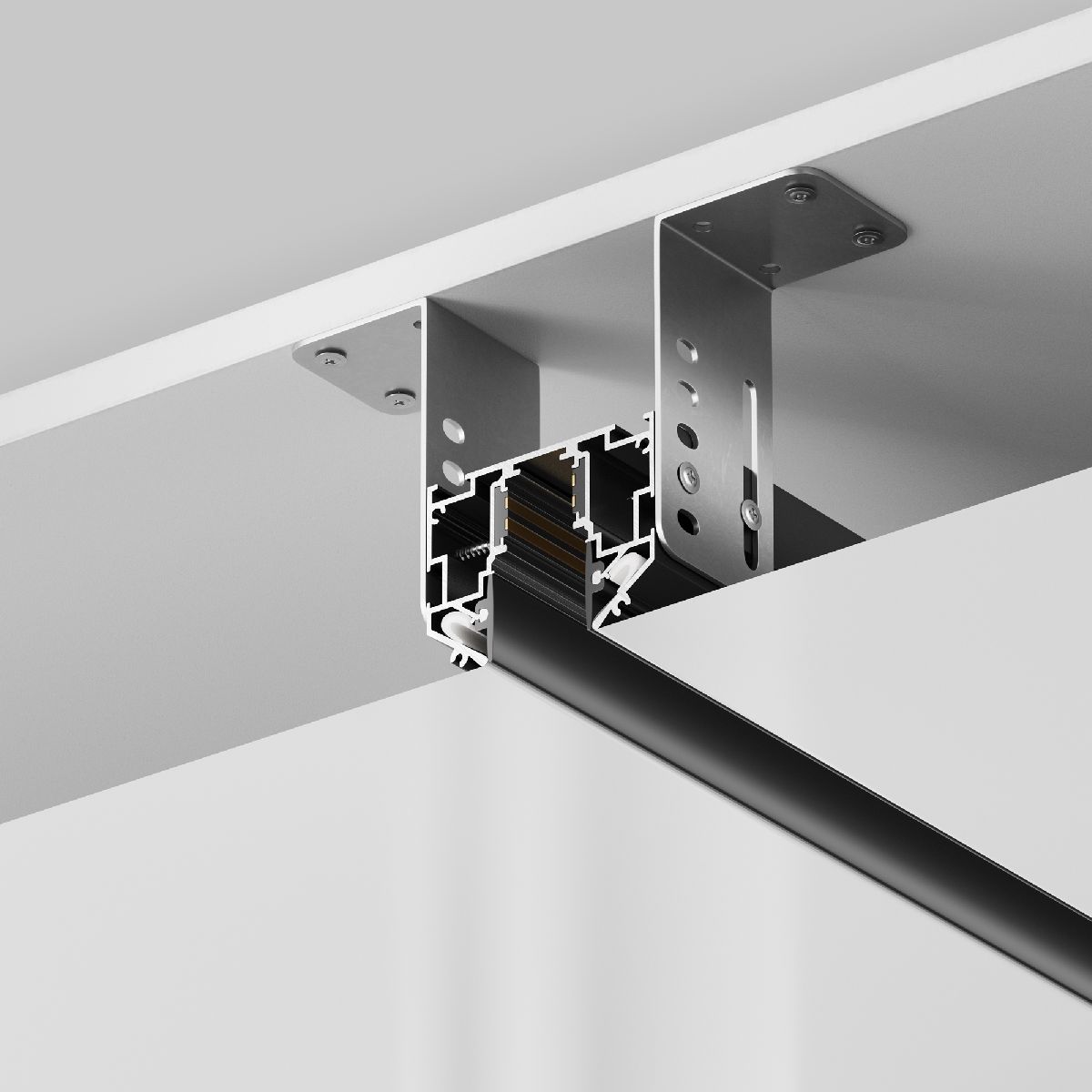 Магнитный встраиваемый шинопровод Maytoni Busbar trunkings Exility TRX034-SCH-422B Магнитный встраиваемый шинопровод Maytoni Busbar trunkings Exility TRX034-SCH-422B