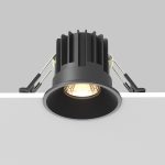 Встраиваемый светильник Maytoni Round DL058-7W2.7K-B
