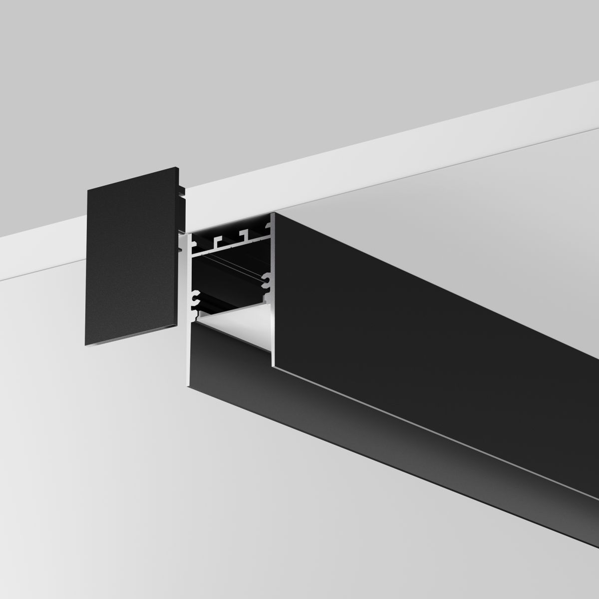 Комплект заглушек  2шт Maytoni Led Strip ALM-3551-B-EC 642063 Комплект заглушек  2шт Maytoni Led Strip ALM-3551-B-EC 642063