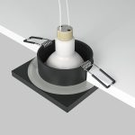 Встраиваемый светильник Maytoni Technical Stark DL083-01-GU10-SQ-B