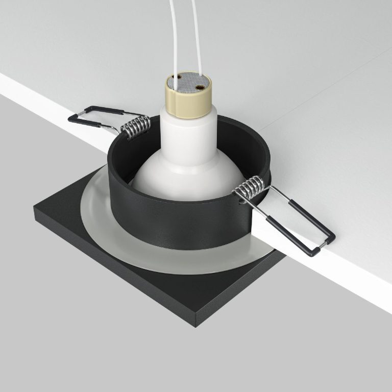 Встраиваемый светильник Maytoni Technical Stark DL083-01-GU10-SQ-B