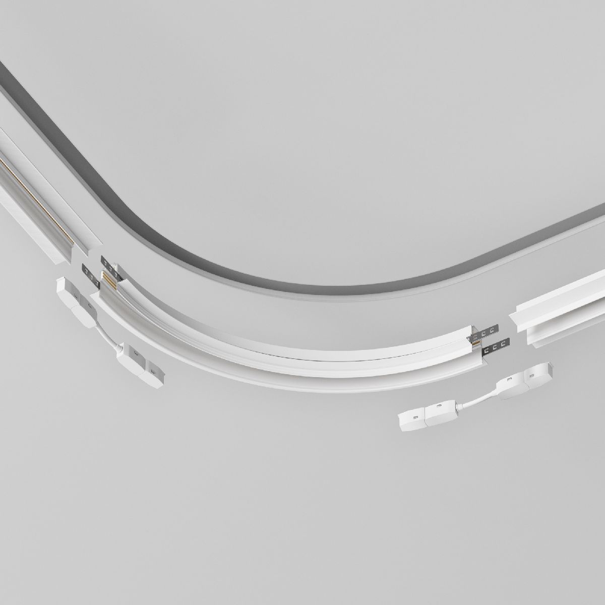 Коннектор радиусный встраиваемый Maytoni Exility TRA044-angle.12W Коннектор радиусный встраиваемый Maytoni Exility TRA044-angle.12W