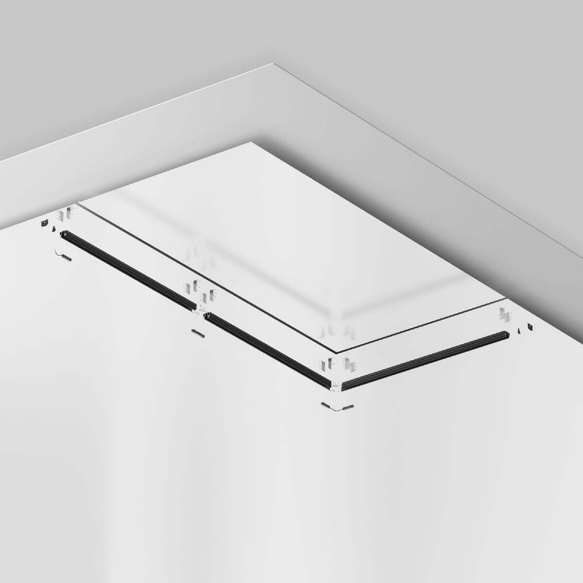 Магнитный встраиваемый шинопровод Maytoni Busbar trunkings Exility TRX034-SCH-422B Магнитный встраиваемый шинопровод Maytoni Busbar trunkings Exility TRX034-SCH-422B