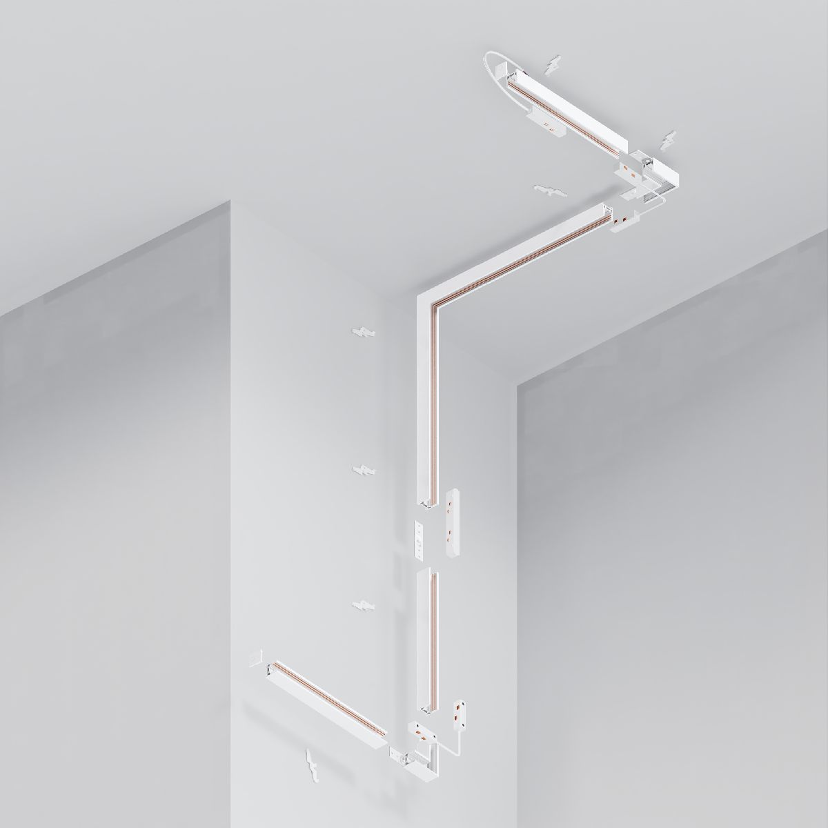 Шинопровод магнитный накладной Maytoni Exility TRXM034-412W Шинопровод магнитный накладной Maytoni Exility TRXM034-412W