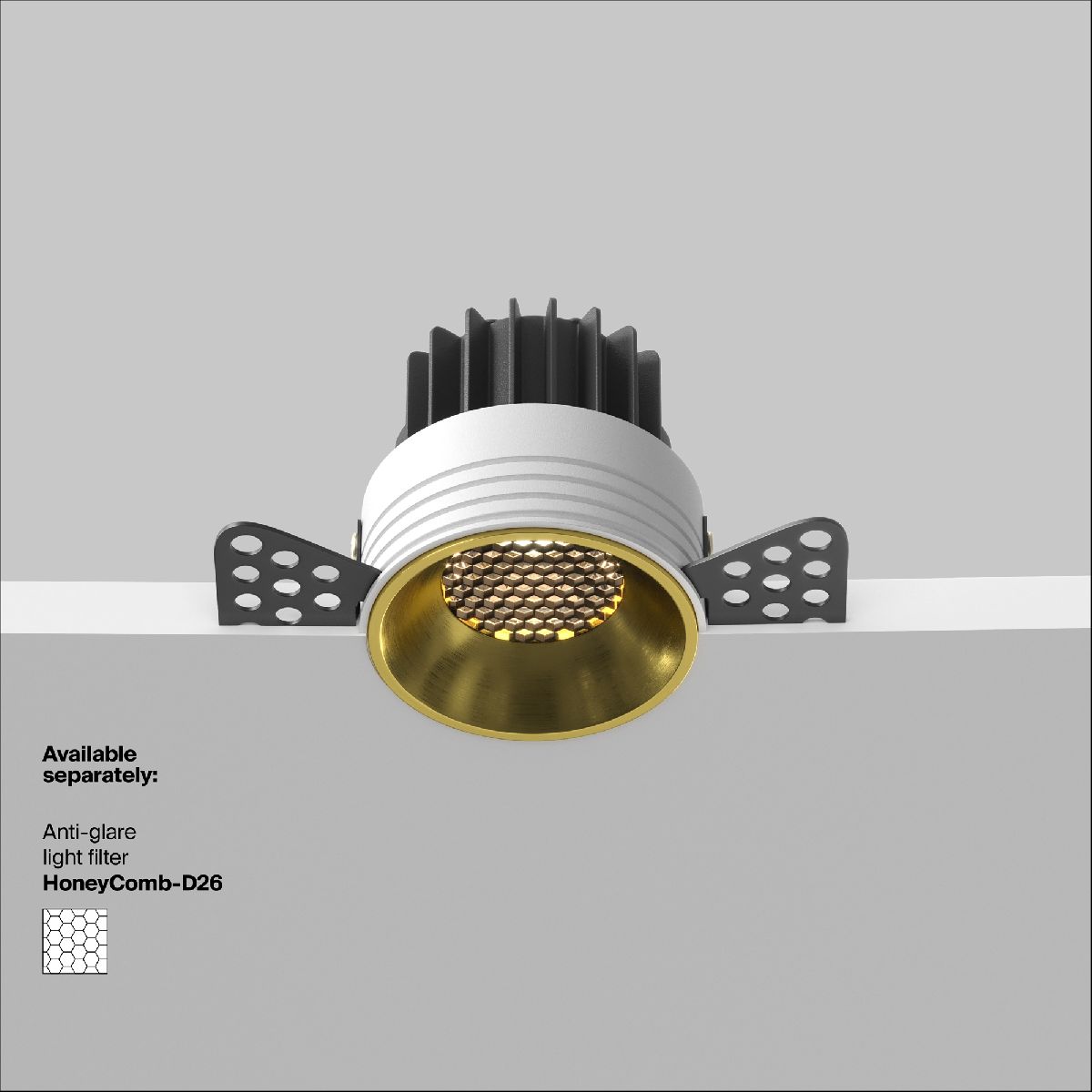 Встраиваемый светильник Maytoni Round DL058-12W3K-TRS-BS Встраиваемый светильник Maytoni Round DL058-12W3K-TRS-BS