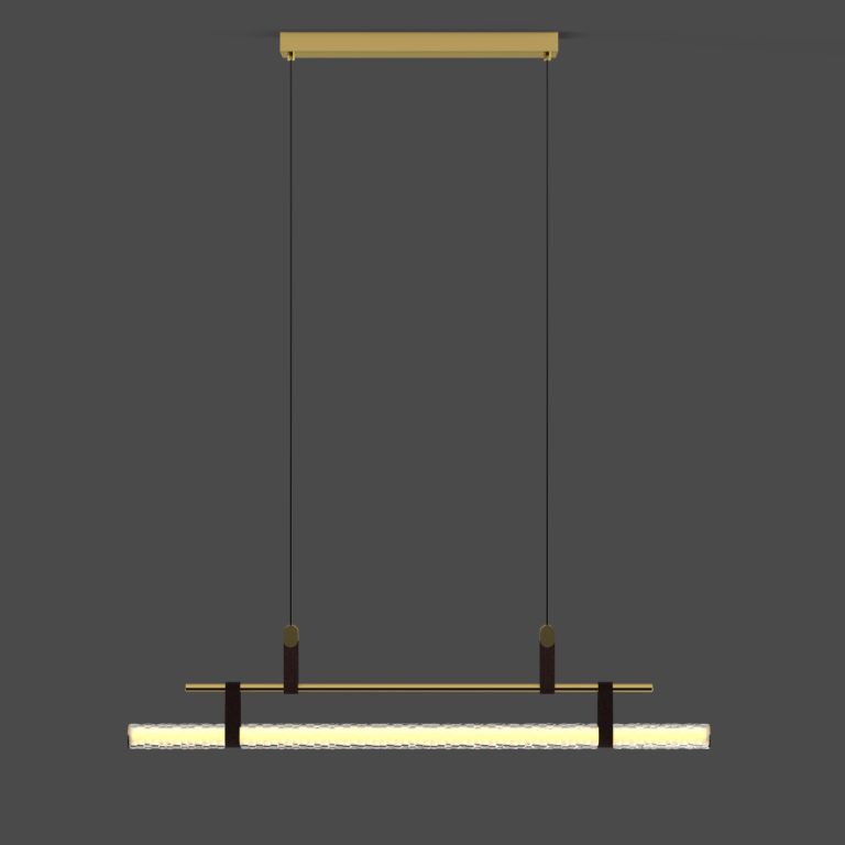 Подвесной светильник Delight Collection 8501P/L brass/clear