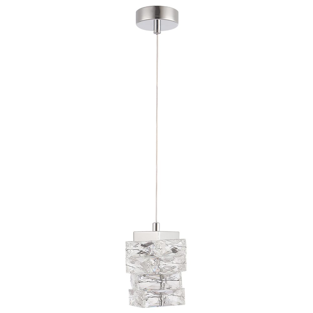 Подвесной светильник Crystal Lux ROLANDO SP1.1 CHRONE Подвесной светильник Crystal Lux ROLANDO SP1.1 CHRONE