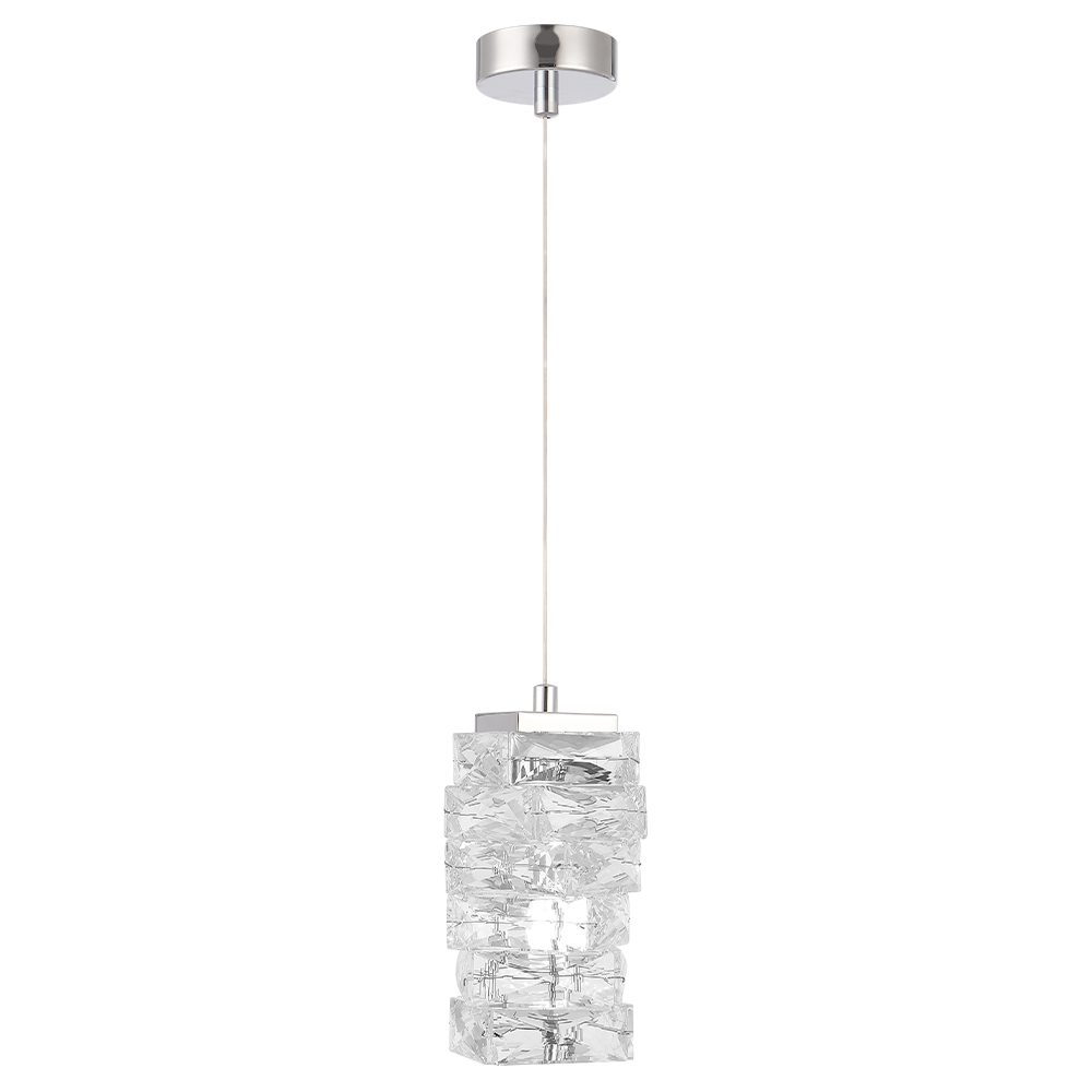 Подвесной светильник Crystal Lux ROLANDO SP1.2 CHRONE Подвесной светильник Crystal Lux ROLANDO SP1.2 CHRONE