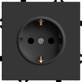 Розетка 1-местная с защитной шторкой Stekker RST16-5110-05 Эмили 49854