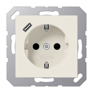 Розетка 2K+З USB Typ C Jung A1520-18C