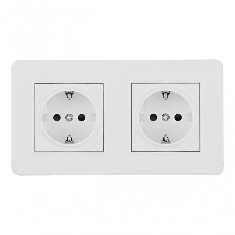 Розетка Arte Milano SET16-2-40-1x2 white