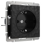 Розетка Werkel Hammer черный 4690389162831