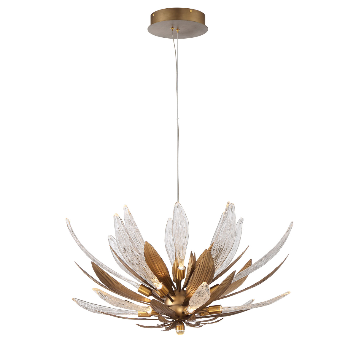 Подвесная люстра Delight Collection RP168416-19 bronze/clear Подвесная люстра Delight Collection RP168416-19 bronze/clear