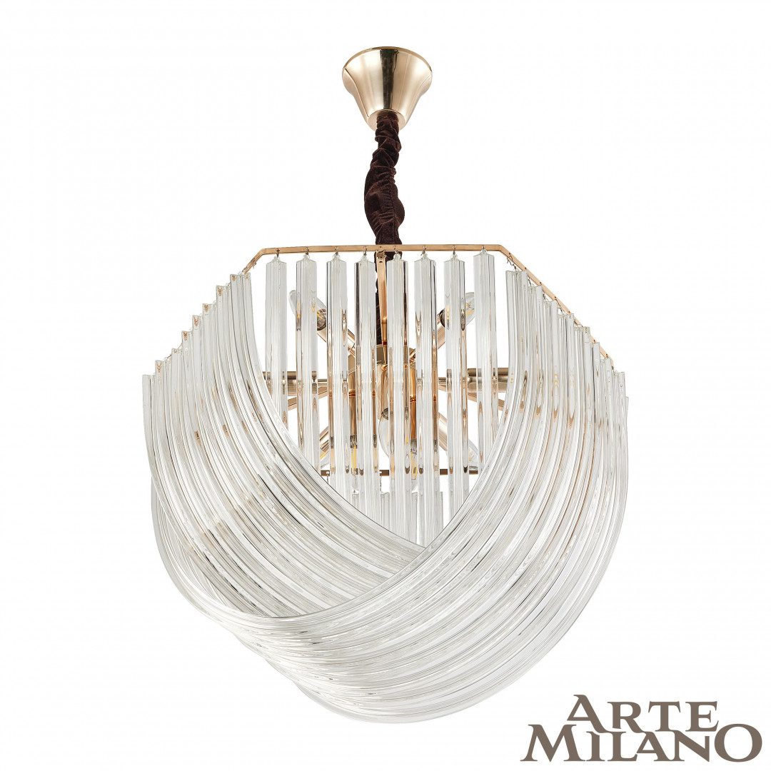 Подвесная люстра Arte Milano S.97378.D600.H430.E14.9 G Подвесная люстра Arte Milano S.97378.D600.H430.E14.9 G