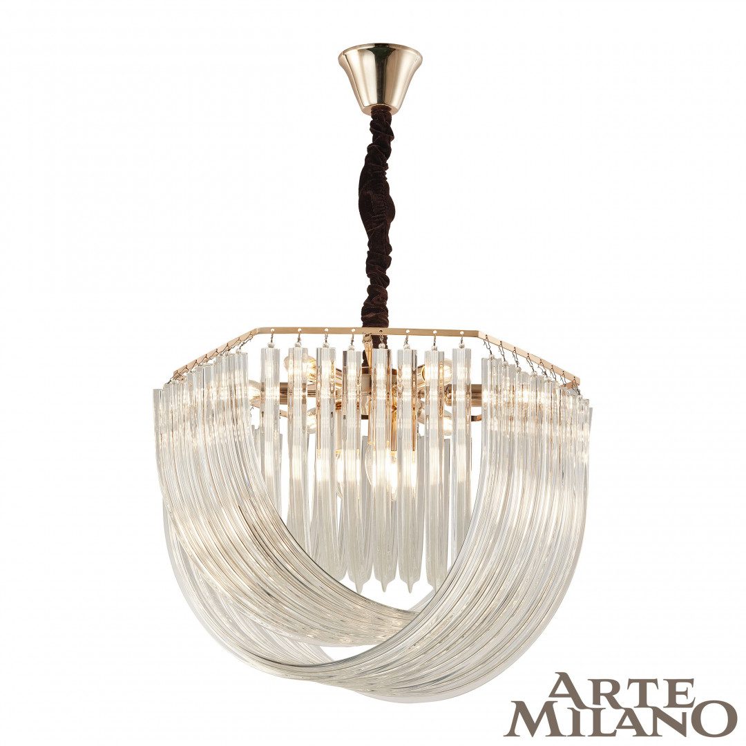 Подвесная люстра Arte Milano S.97378.D600.H430.E14.9 G Подвесная люстра Arte Milano S.97378.D600.H430.E14.9 G
