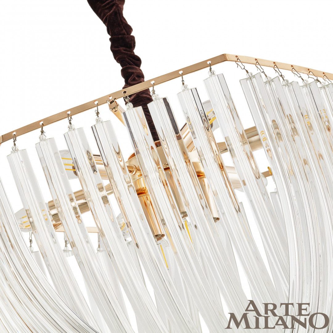 Подвесная люстра Arte Milano S.97378.D600.H430.E14.9 G Подвесная люстра Arte Milano S.97378.D600.H430.E14.9 G