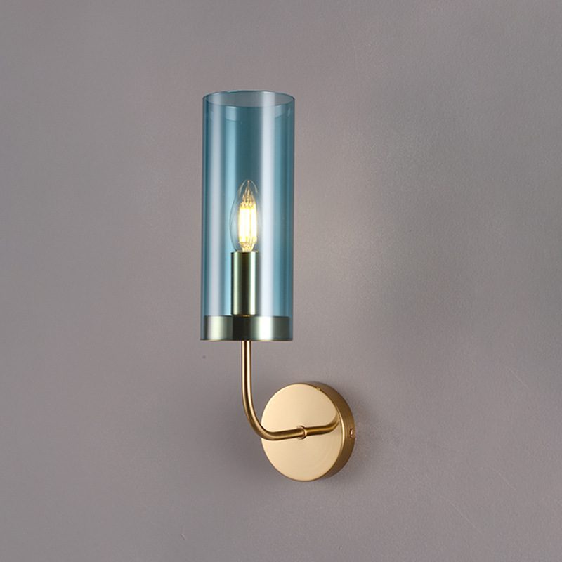 Бра ImperiumLoft Agne Blue Glass Tube 100322-22 Бра ImperiumLoft Agne Blue Glass Tube 100322-22