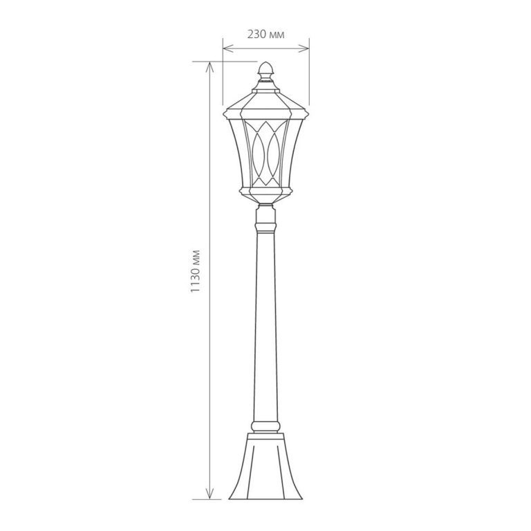 Уличный светильник Elektrostandard Virgo F капучино 4690389064852