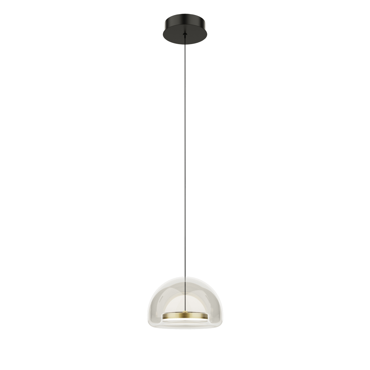 Подвесной светильник Delight Collection MD24030031-1A brass/clear Подвесной светильник Delight Collection MD24030031-1A brass/clear