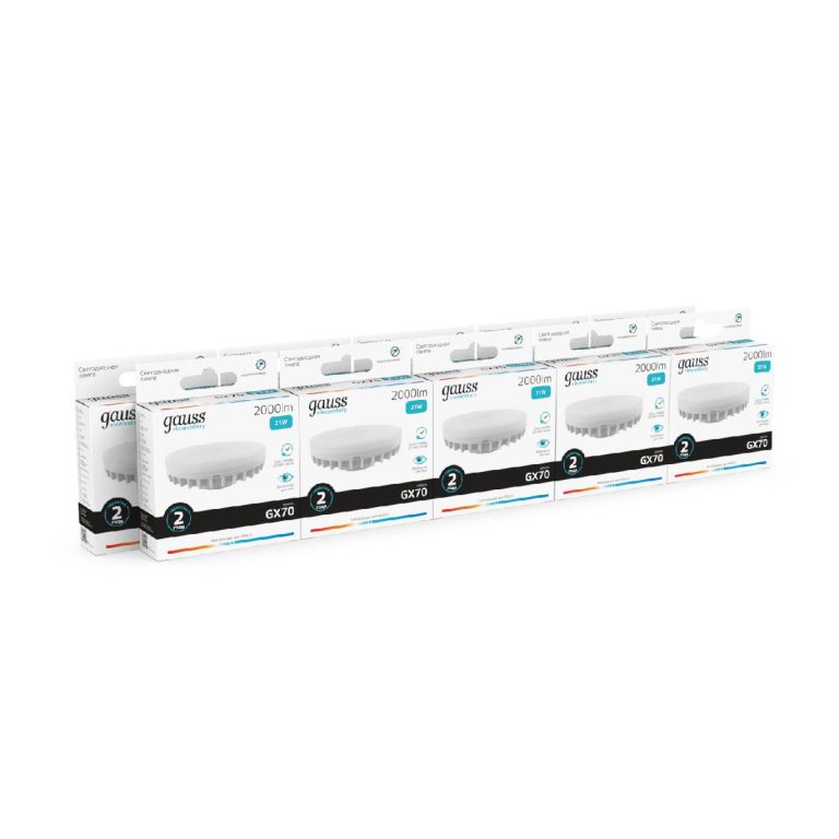 Лампа светодиодная Gauss GX53 21W 4100K матовая 83822