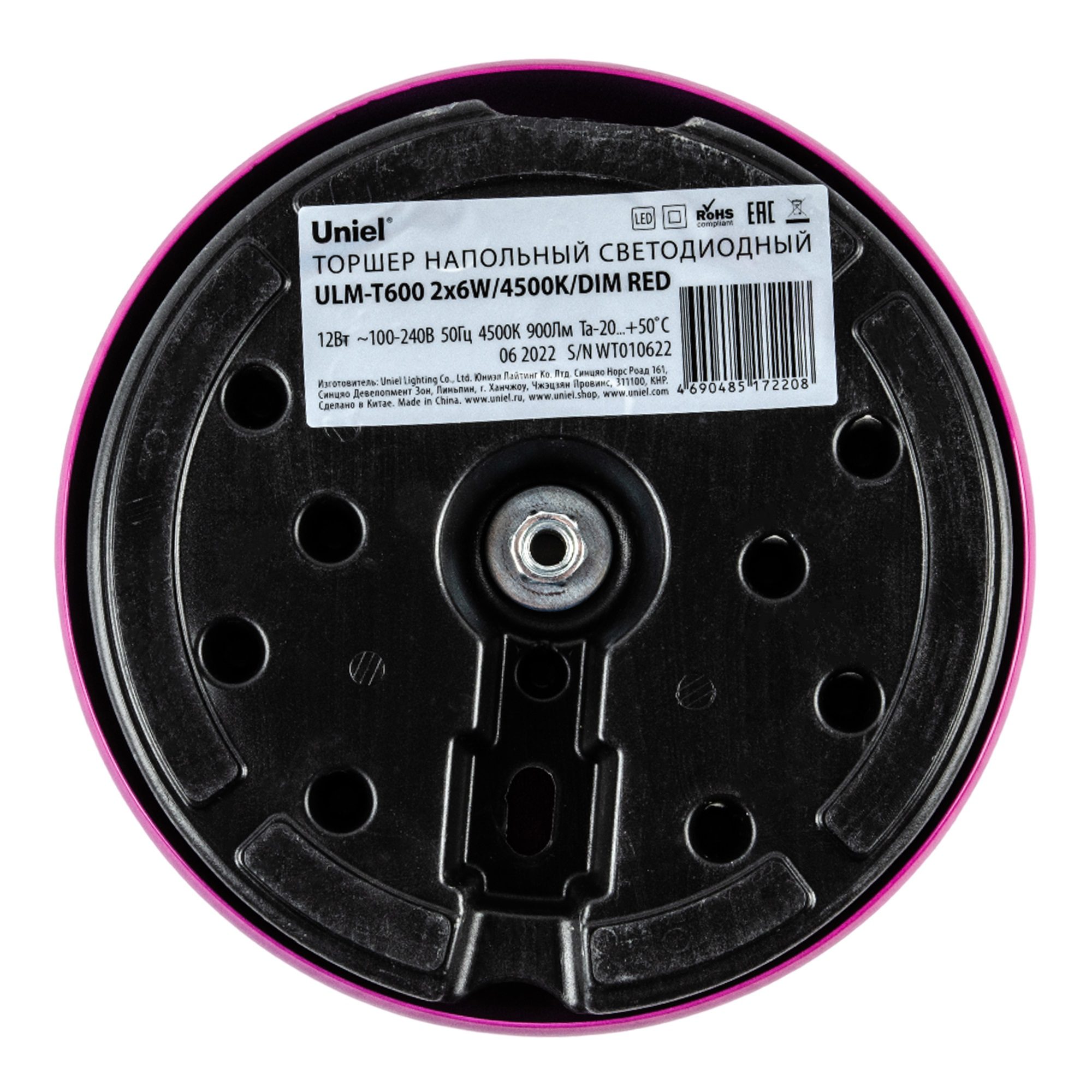 Торшер Uniel ULM-T600 2х6W/4500K/DIM RED UL-00010176 Торшер Uniel ULM-T600 2х6W/4500K/DIM RED UL-00010176