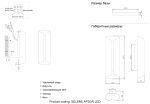 Настенный светильник Crystal Lux SELENE AP20 LED BRASS