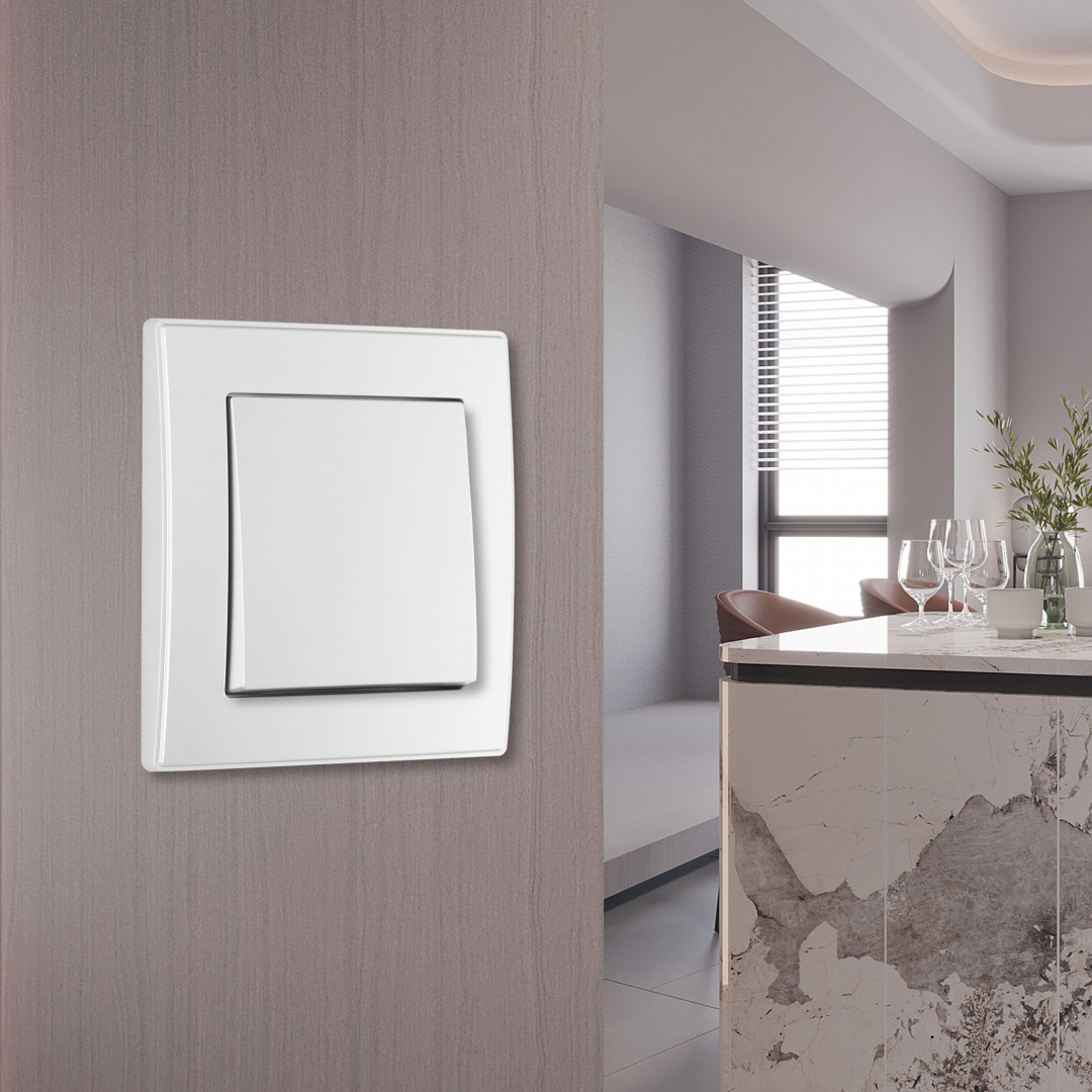Выключатель одноклавишный Arte Milano SET06-1-30-1 white Выключатель одноклавишный Arte Milano SET06-1-30-1 white
