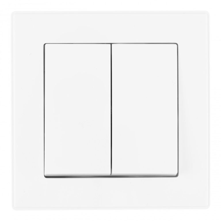 Выключатель двухклавишный Arte Milano SET06-1-30-2 white