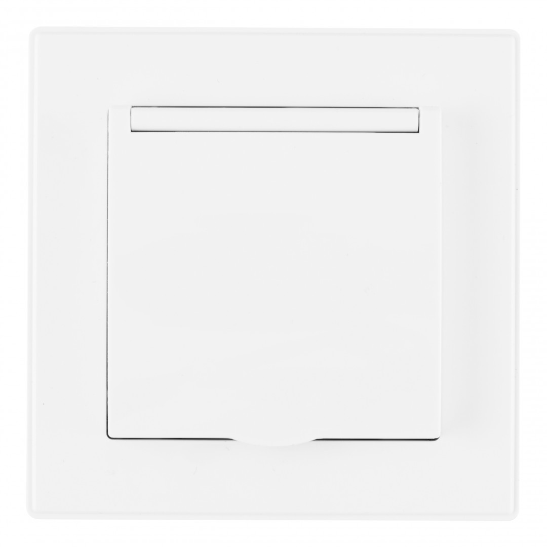 Комплект розетки с/з и шторками, защитной крышкой и рамкой Arte Milano SET06-1-41-1 white Комплект розетки с/з и шторками, защитной крышкой и рамкой Arte Milano SET06-1-41-1 white