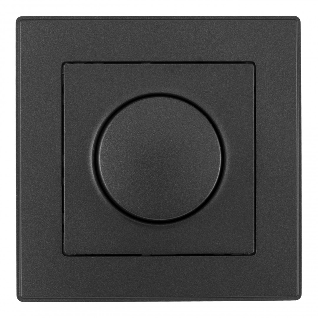 Диммер с рамкой Arte Milano SET06-1-48-1 black Диммер с рамкой Arte Milano SET06-1-48-1 black