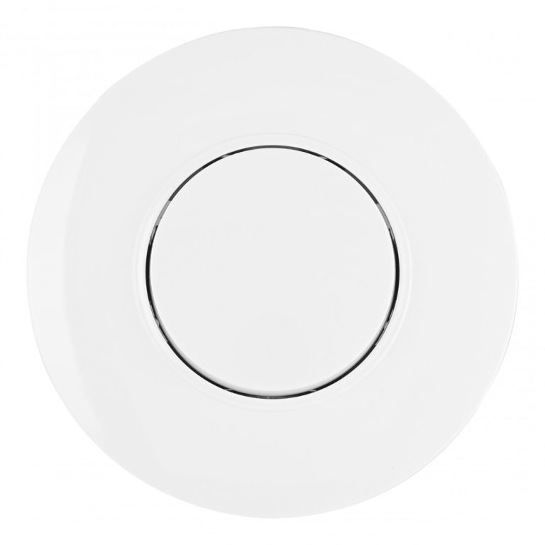 Выключатель круглый одноклавишный с рамкой Arte Milano SET08-1-30-1 white