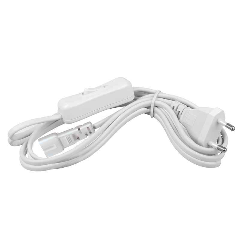 Сетевой шнур с выключателем Wolta WIC-CIC-2PIN-C7-PL Сетевой шнур с выключателем Wolta WIC-CIC-2PIN-C7-PL