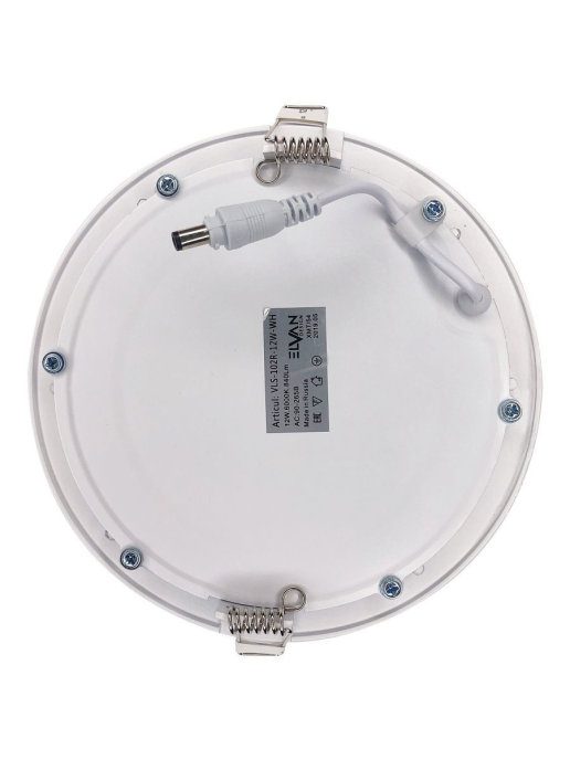 Встраиваемый светильник Elvan VLS-102R-12W-NH-Wh Встраиваемый светильник Elvan VLS-102R-12W-NH-Wh
