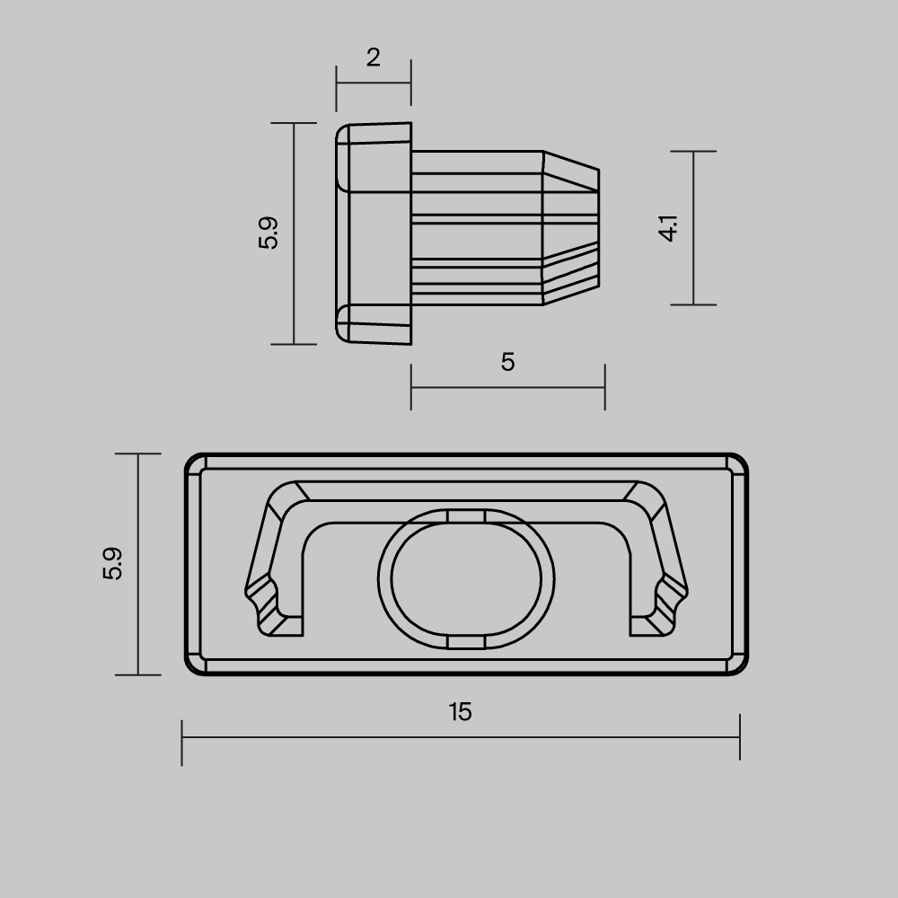 Комплект заглушек для профиля 22×06 10шт Maytoni Led Strip ALM-004-B-EC 642012 Комплект заглушек для профиля 22×06 10шт Maytoni Led Strip ALM-004-B-EC 642012