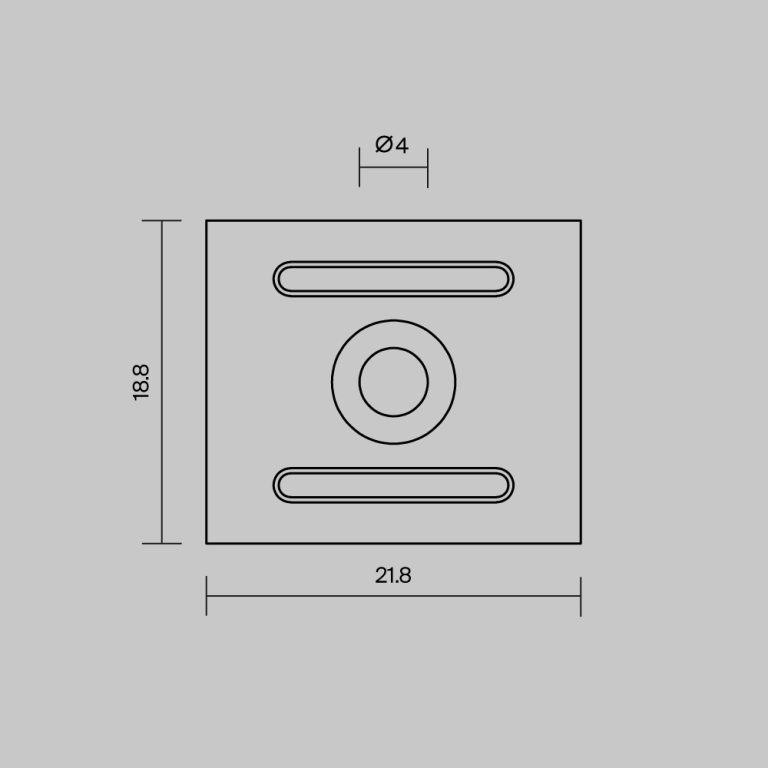 Комплект креплений для профиля 27×20 4шт Maytoni Led Strip  ALM-2720-MT 642071