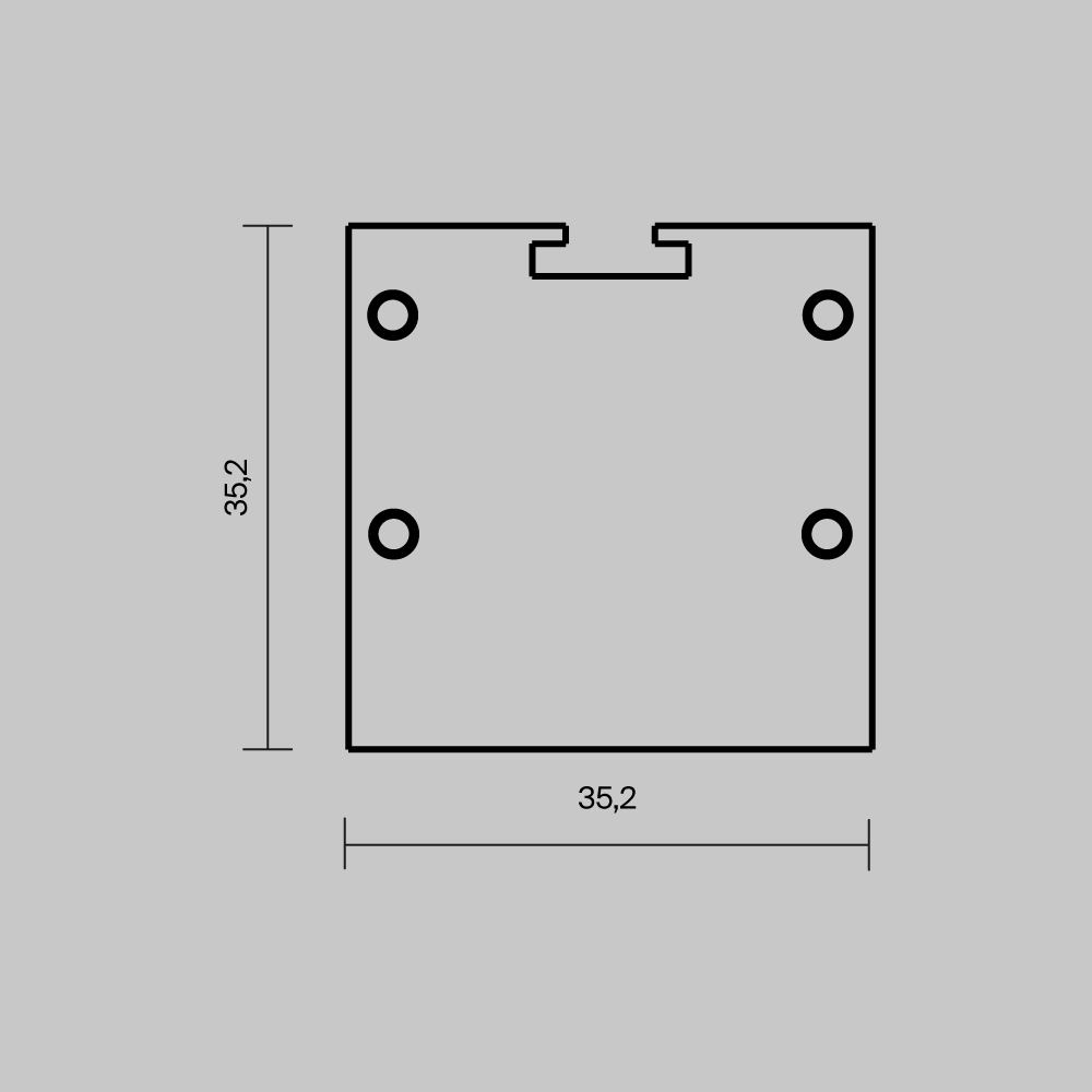 Комплект заглушек для профиля 72×36 2шт Maytoni Led Strip ALM-7236T-S-EC 642083 Комплект заглушек для профиля 72×36 2шт Maytoni Led Strip ALM-7236T-S-EC 642083