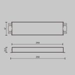 Источник напряжения Maytoni Triac 150Вт DC24В IP67 734003