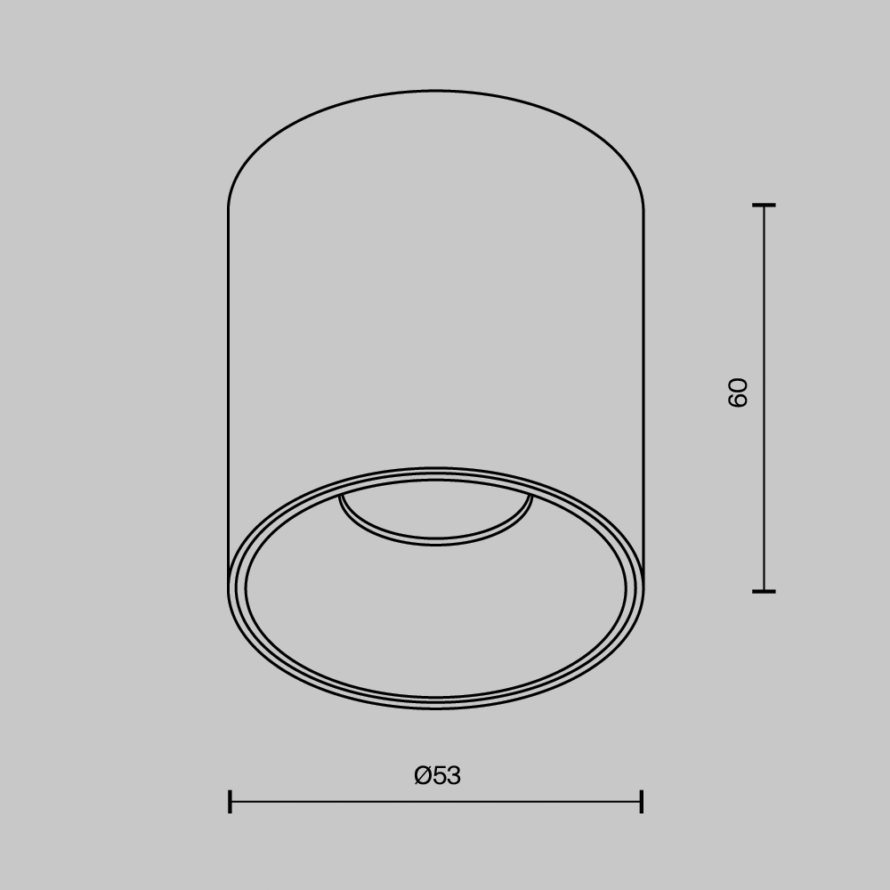 Накладной светильник Maytoni Alfa LED C064CL-5W2.7K-RD-B Накладной светильник Maytoni Alfa LED C064CL-5W2.7K-RD-B