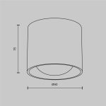 Накладной светильник Maytoni Lens C217CL-15W3K-W