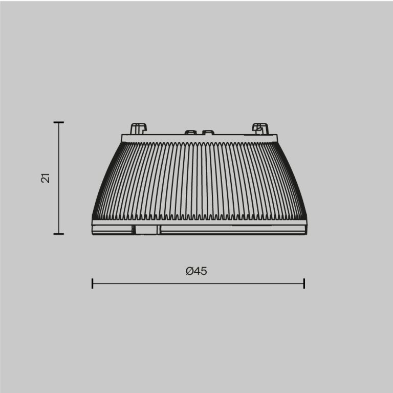 Линза для светильников 15Вт 15° Maytoni Dip Lens001D45-15W