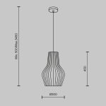 Подвесной светильник Maytoni Roots MOD191PL-01W1