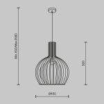 Подвесной светильник Maytoni Roots MOD194PL-01W1