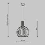 Подвесной светильник Maytoni Roots MOD194PL-01W