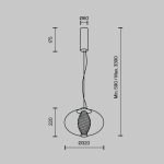 Подвесной светильник Maytoni Memetics MOD406PL-L8W3K
