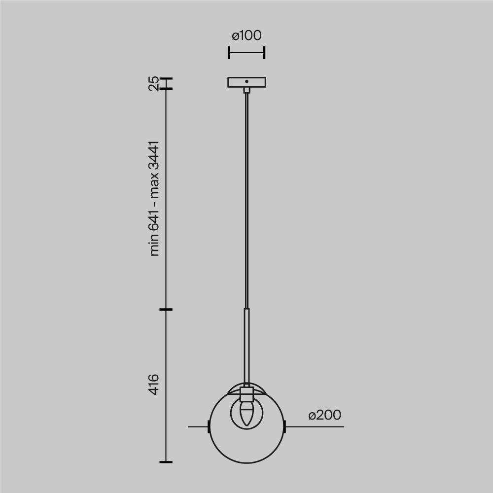 Подвесной светильник Maytoni Basic form MOD521PL-01G3 Подвесной светильник Maytoni Basic form MOD521PL-01G3