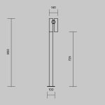 Ландшафтный светильник Maytoni Torq O494FL-L10B3K