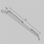 Трековый магнитный светильник Maytoni Basis TR030-4-30WTW-DSZ-W